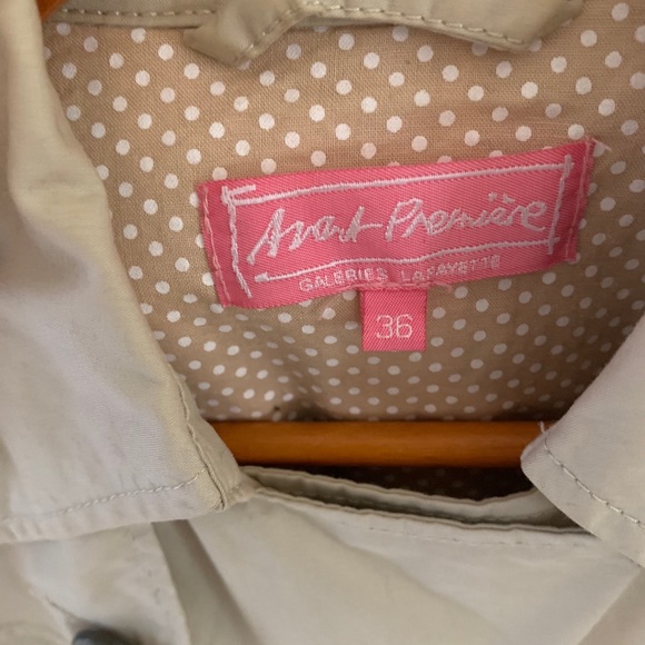 CROPPED TRENCH COAT By GALERIES LAFAYETTE PARIS - Picture 5 of 12